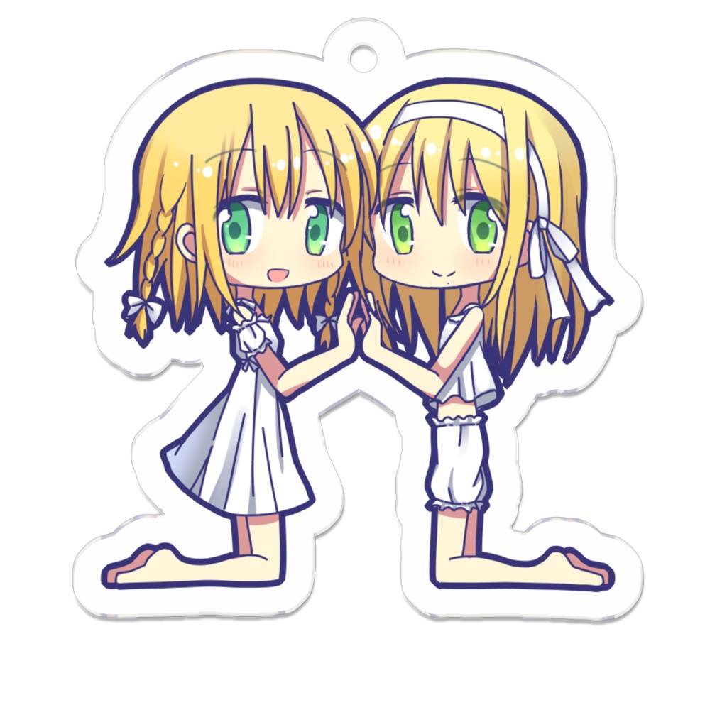 [グリモア]冬樹姉妹アクキー