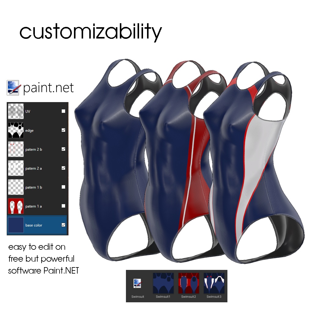 Competition Swimsuit V2 for Velle