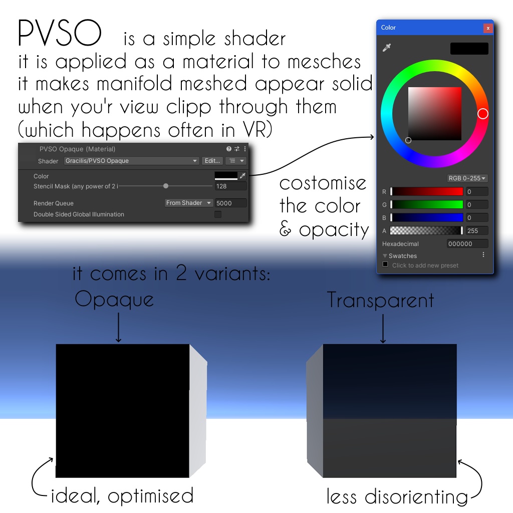 PVSO - 【視界遮断シェーダー】View Occlusion Shader