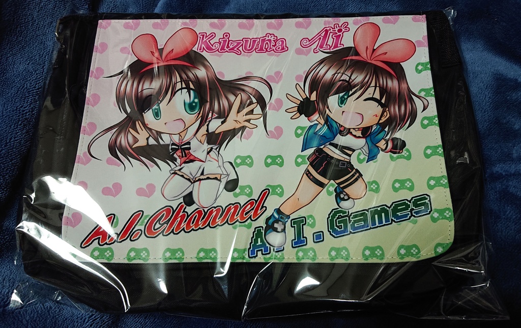 【同人グッズ】キズナアイ・ショルダーバッグ【サークル：殺戮記念館】