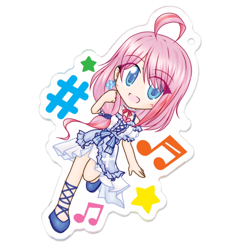 【同人グッズ】loveちゃん・アクリルキーホルダー【サークル:殺戮記念館】