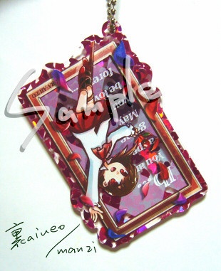 Ib-キラキラ花びらアクリルキーホルダー