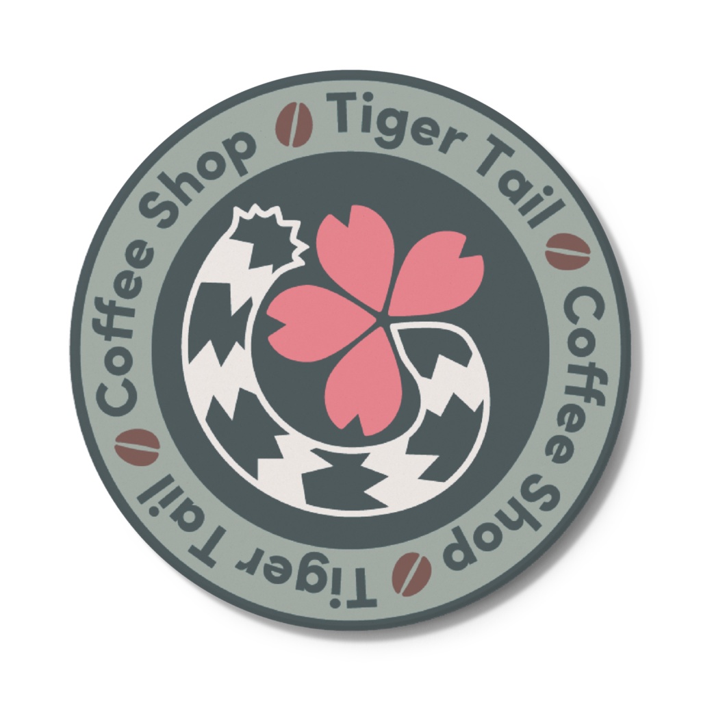 喫茶店 TigerTailコースター