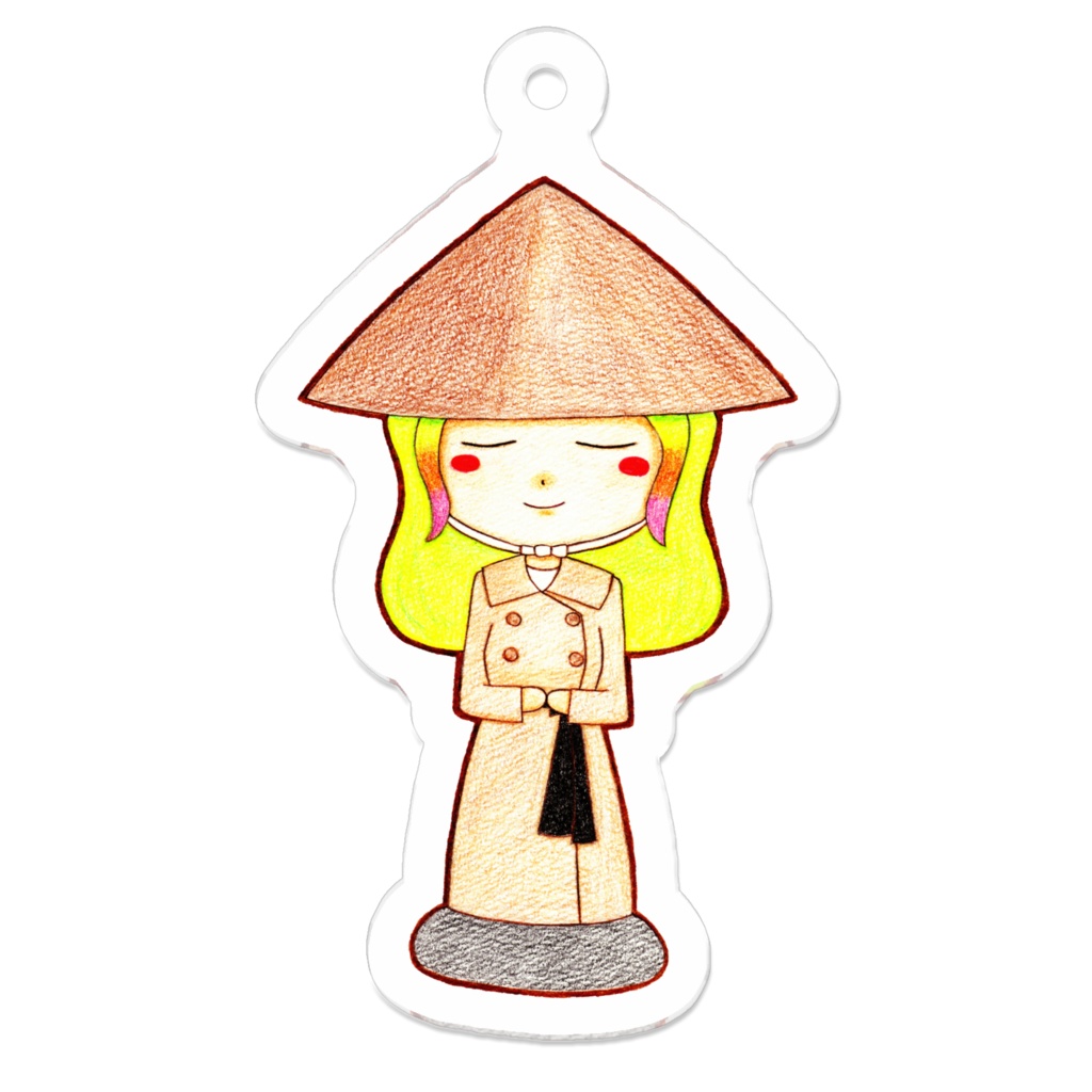 アクリルキーホルダー（笠地蔵風アリエス）