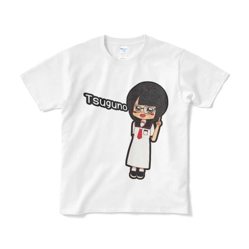 白Tシャツ (どーんと継乃ver)