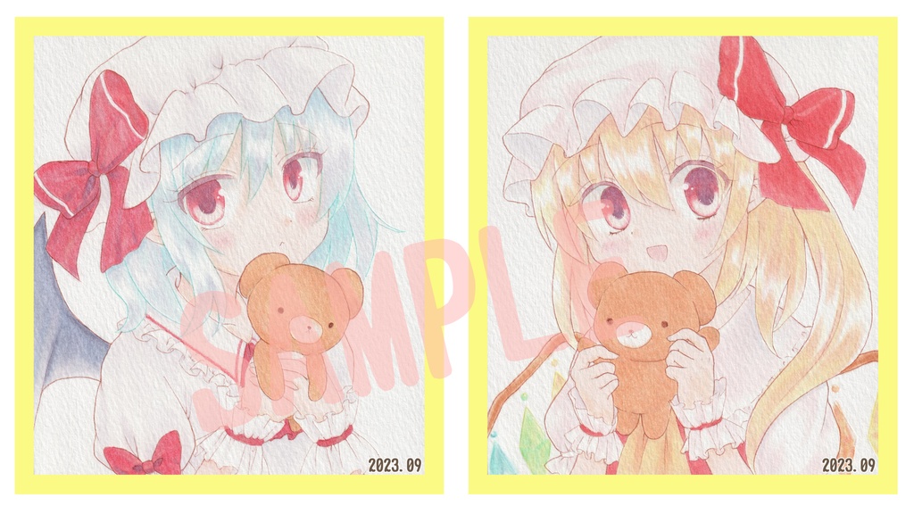 1/4色紙イラスト集