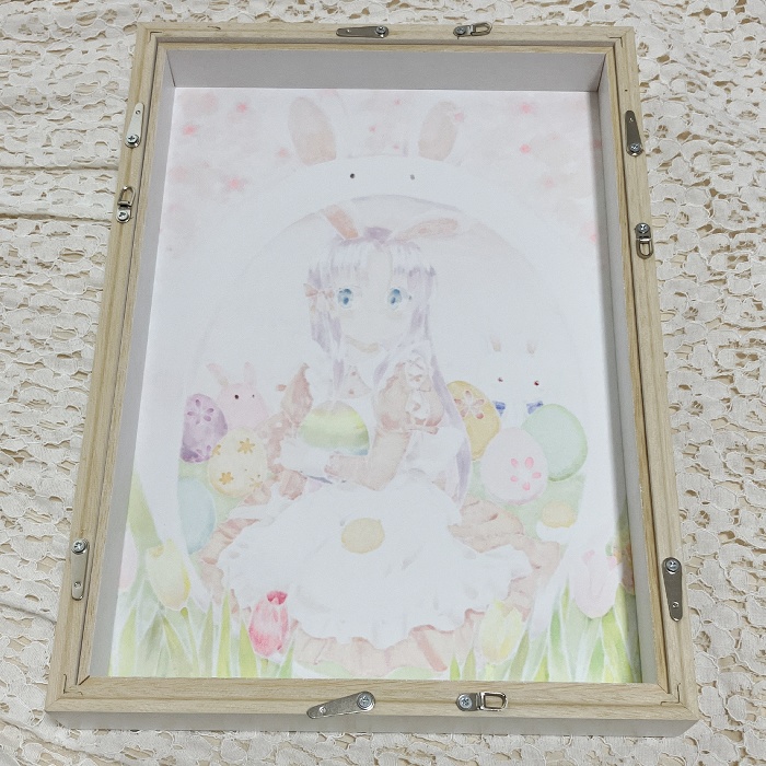 【原画】オリジナルイラスト 「幸せの生まれる場所」 A4サイズ 額付き あんしんBOOTHパック