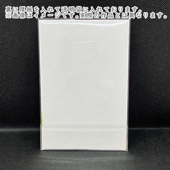 【原画】オリジナルイラスト 「くまくま森ガール」 ポストカードサイズ 額なし あんしんBOOTHパック