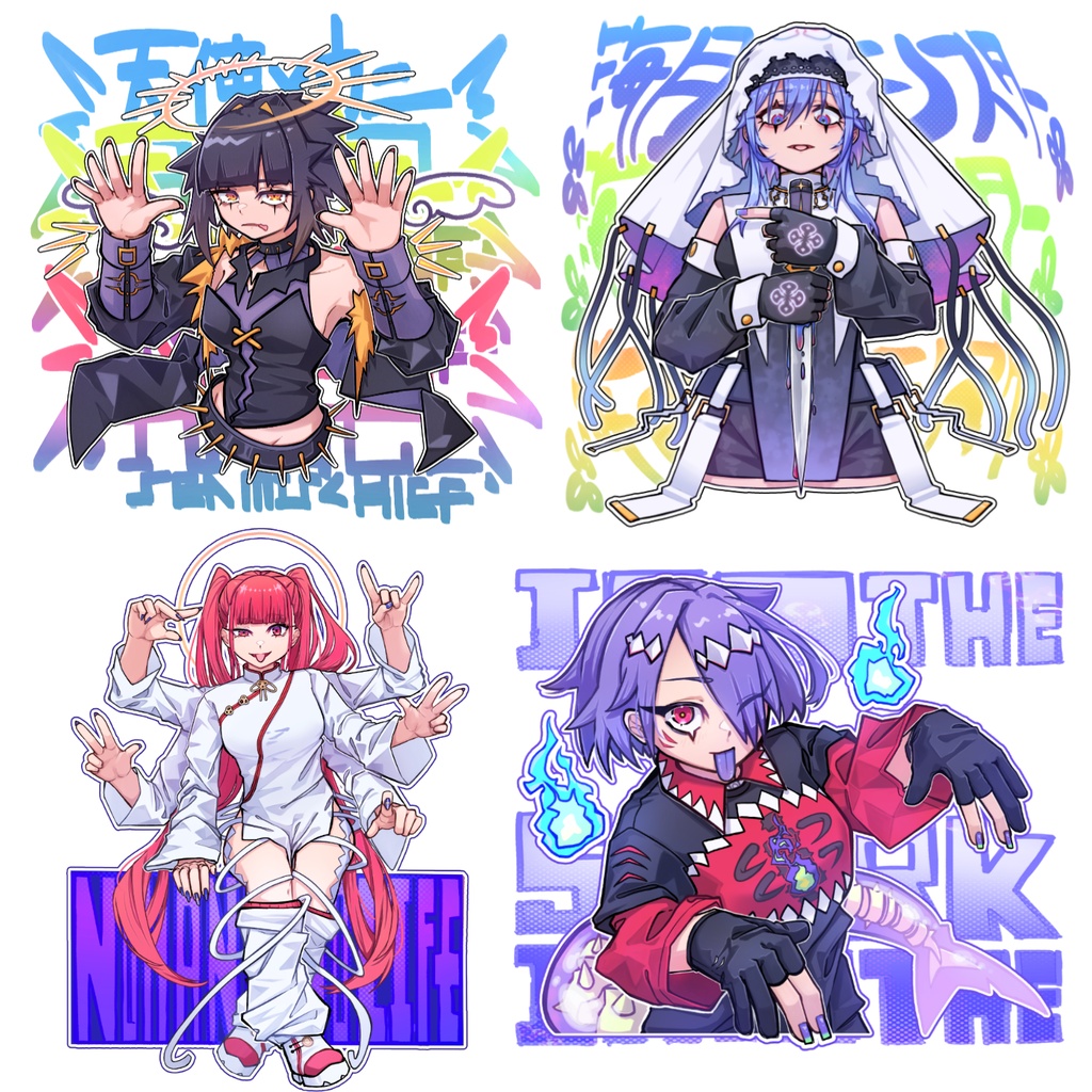 【ステッカーセット】TYPE IGYO シリーズ：序