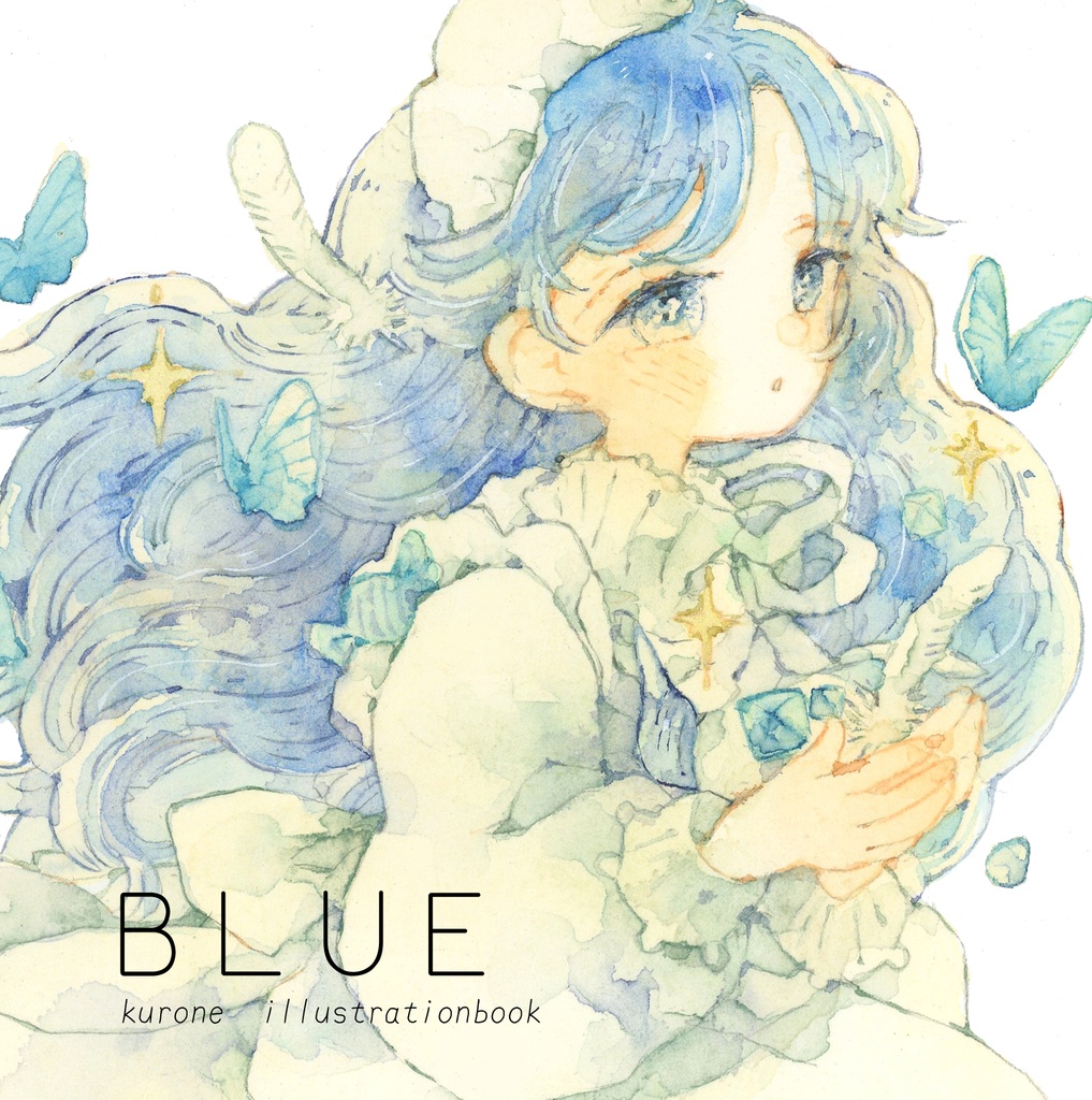CDサイズイラスト集【BLUE】