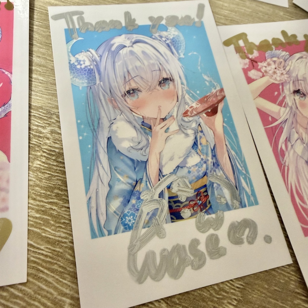 ノクちゃん チェキ 直筆サイン入り
