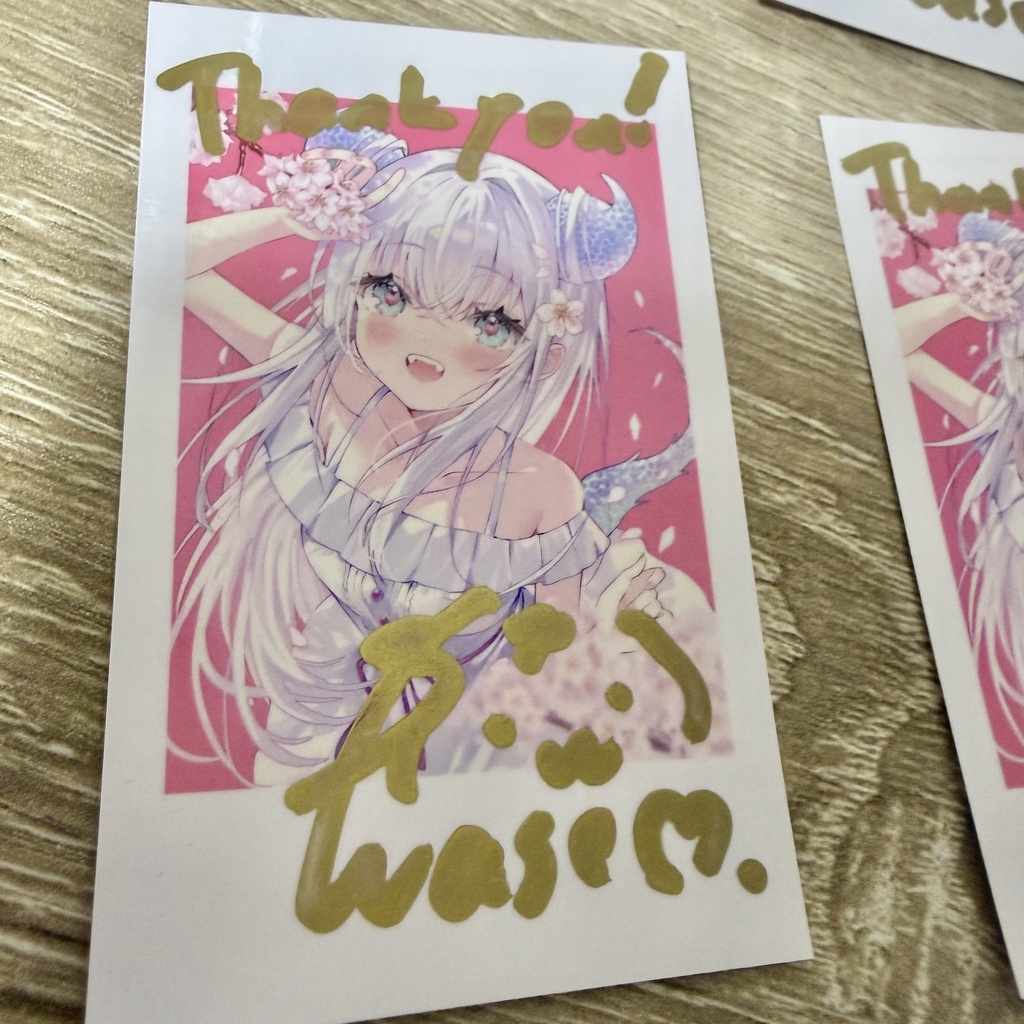 ノクちゃん チェキ 直筆サイン入り