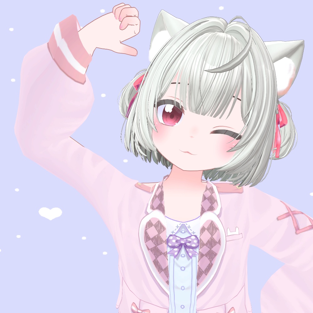 【きゃったまピーチ(CatTamaPeach)用】Cute make up
