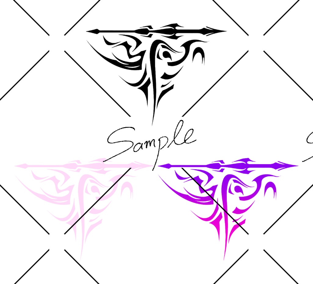 アロートライバルタトゥー Arrow tribal tattoo