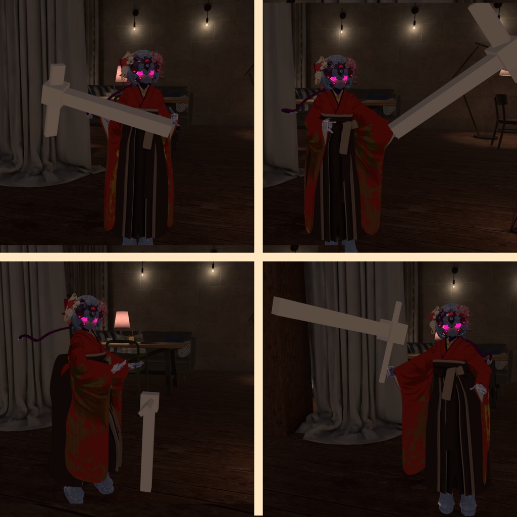 【無料】AvatarPickup アバター用疑似ワールドピックアップ【アバターギミック】