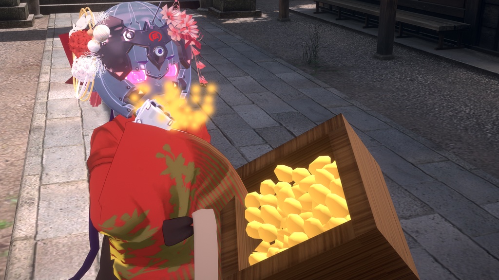 【無料】みんなで豆まきギミック【アバターギミック】