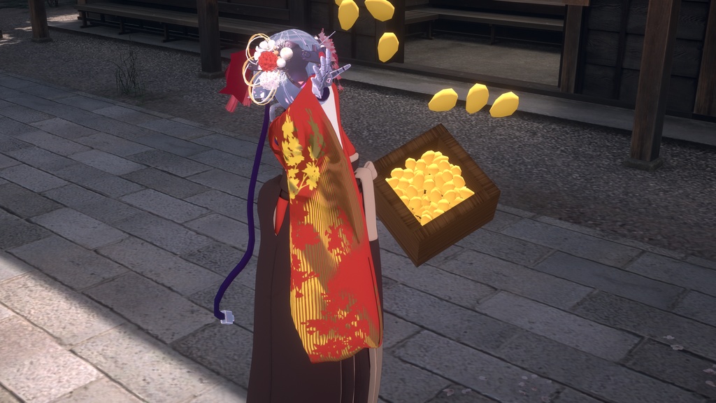 【無料】みんなで豆まきギミック【アバターギミック】