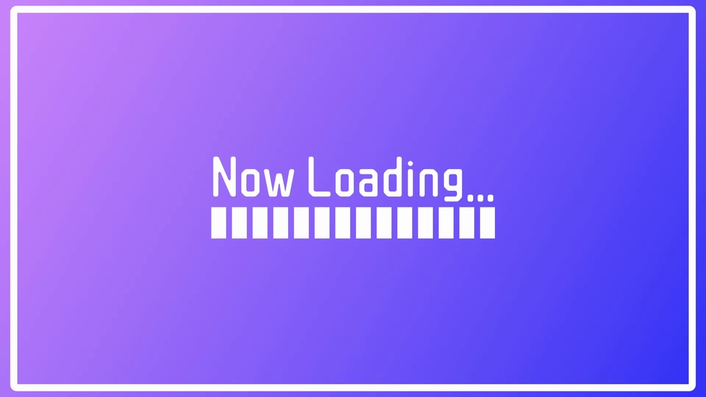 【フリー素材】Loading… FHD 無料版・応援版