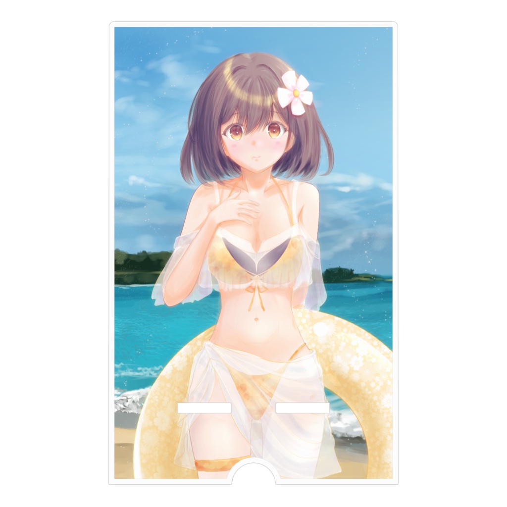 水着まゆっぺ アクリススマホスタンド