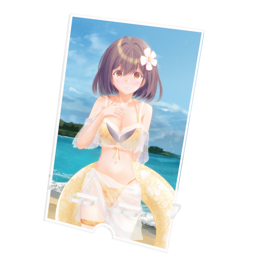 水着まゆっぺ アクリススマホスタンド