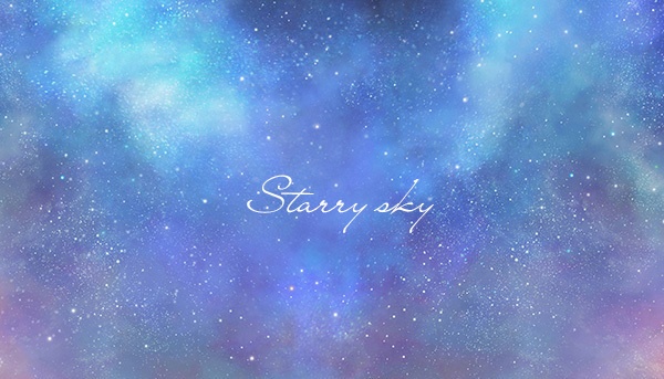 星空の背景イラストセット
