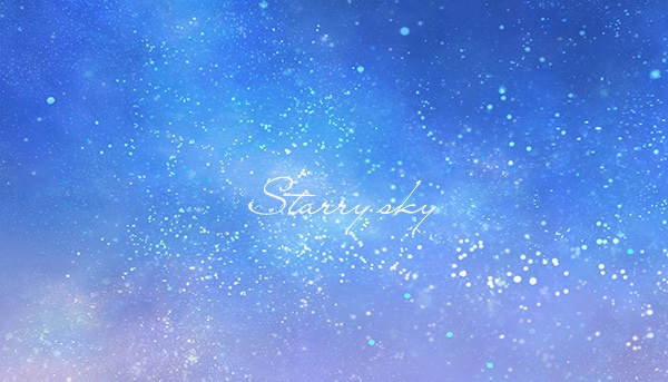 星空の背景イラストセット