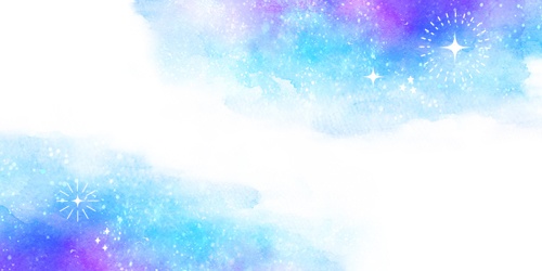 シンプルなキラキラアイコンと水彩背景のイラストセット【PNG素材+JPG素材】