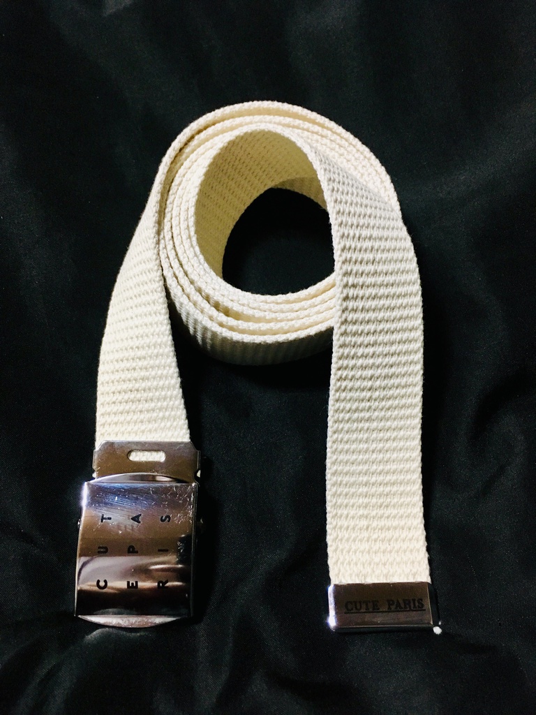 Cute Paris 3x3 Logo G.I.Belt 【CPAC18AW01】