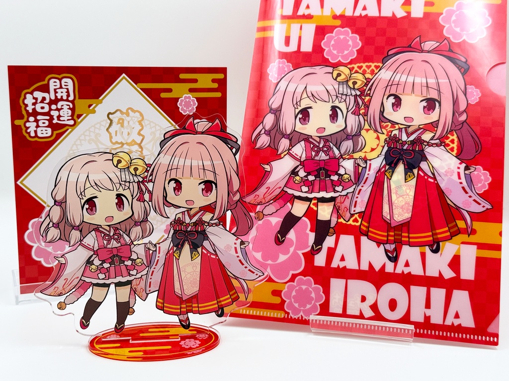 【C105】紅セット(アクリルスタンド+クリアファイル)