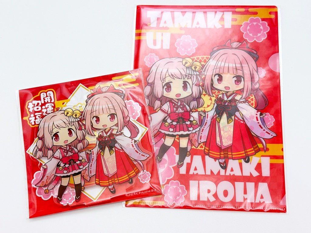 【C105】紅セット(アクリルスタンド+クリアファイル)