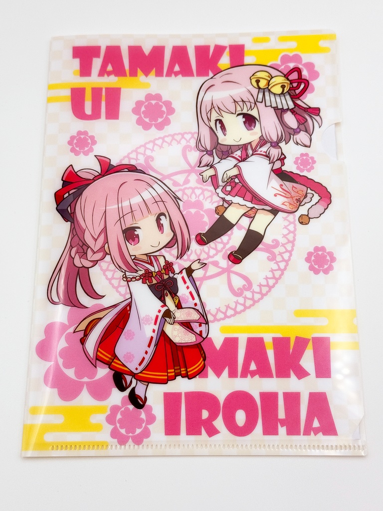 【C105】白セット(アクリルキーホルダー【いろは+うい】+ クリアファイル)