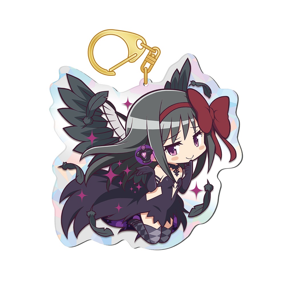 【プリレコ15】ホログラムアクリルキーホルダー 悪魔ほむら