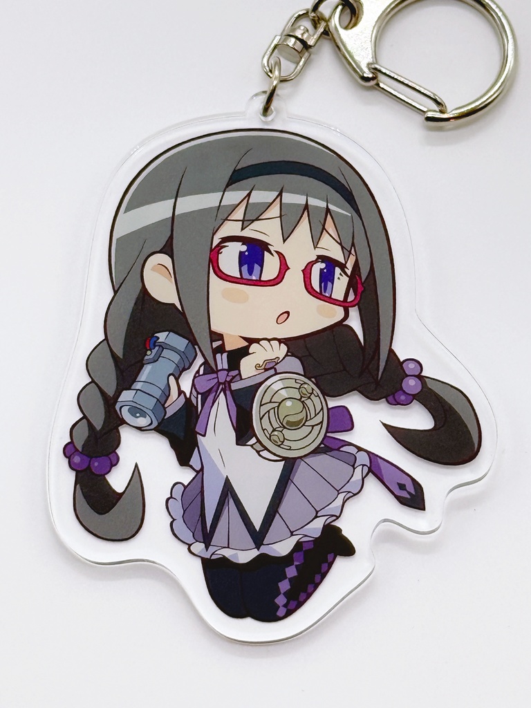 【プリレコ15】アクリルキーホルダー 眼鏡ほむら