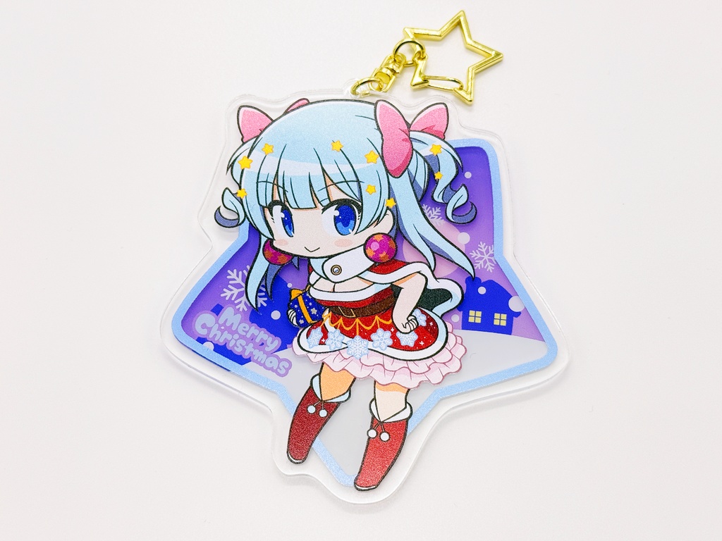 【プリレコ15】アクリルキーホルダー レナクリスマス衣装