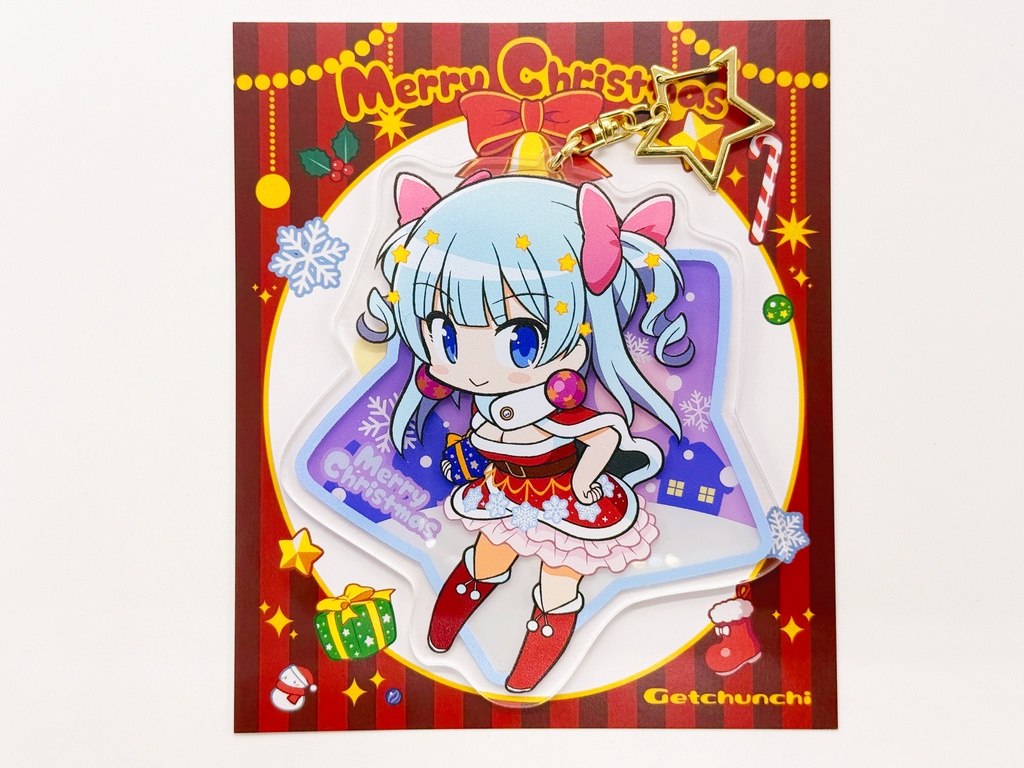 【プリレコ15】アクリルキーホルダー レナクリスマス衣装