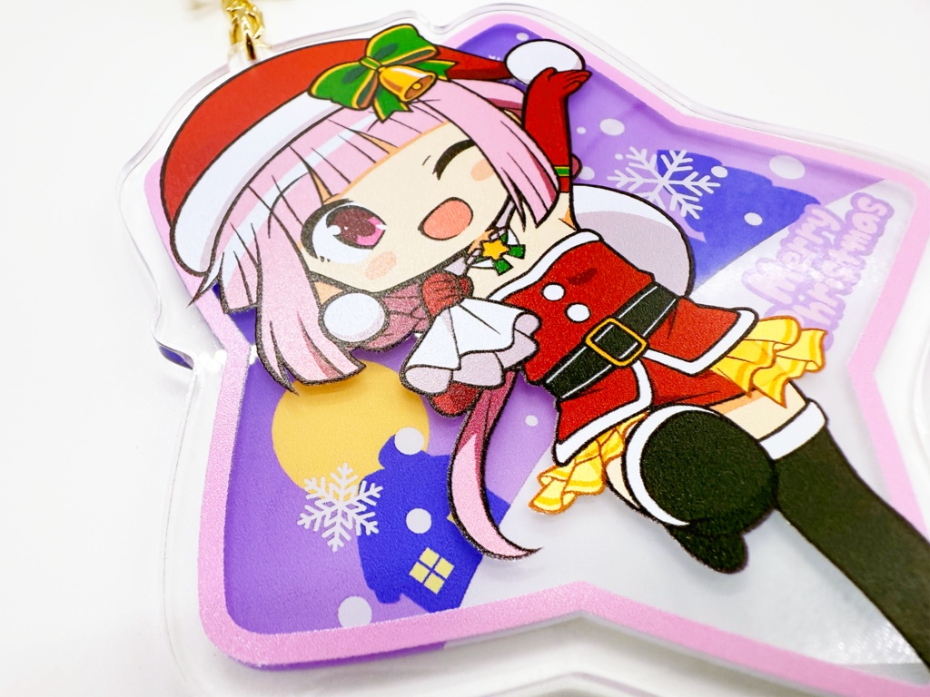 【プリレコ15】アクリルキーホルダー いろはクリスマス衣装
