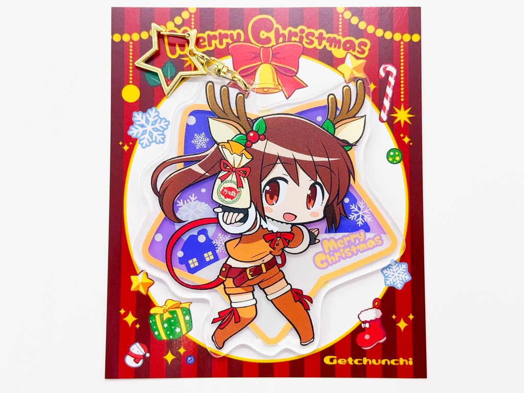 【プリレコ15】アクリルキーホルダー 鶴乃クリスマス衣装