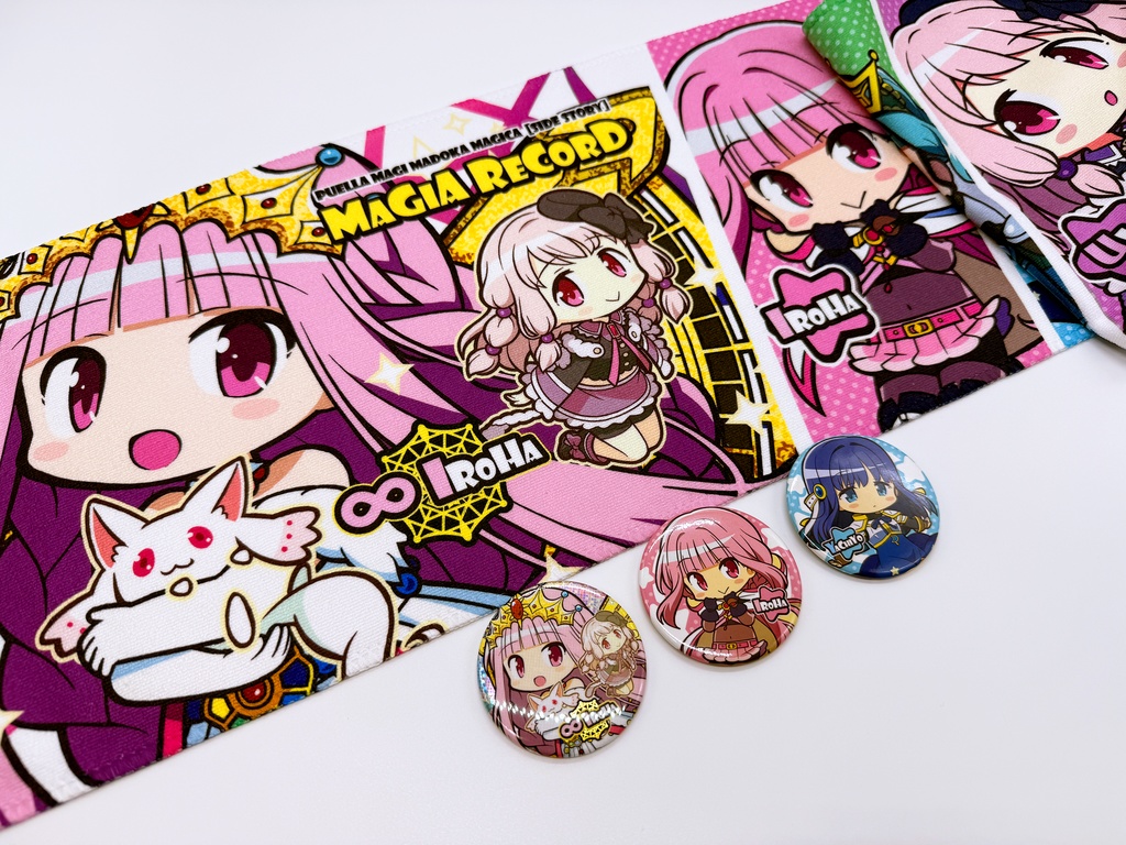 【プリレコ16】マフラータオル + 缶バッジ全7種SET