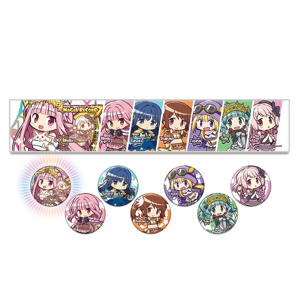 【プリレコ16】マフラータオル ＋ 缶バッジ全7種SET