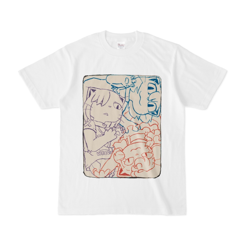 Amechoga Rectangle tsh-lines-white
