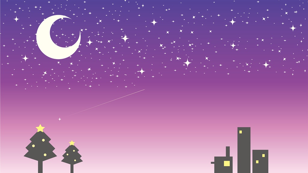 配信背景【夜空YOZORA】素材データ