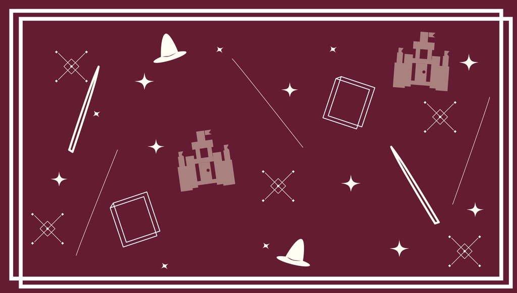 【ハリポタ風】配信背景パーツ分け