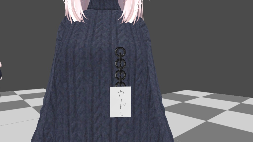 カスタムできる!カードキーホルダー - お好きな画像をドラッグ&ドロップ!【VRChat想定】