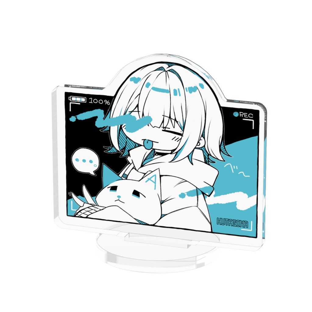 べ～っとしてる子　黒