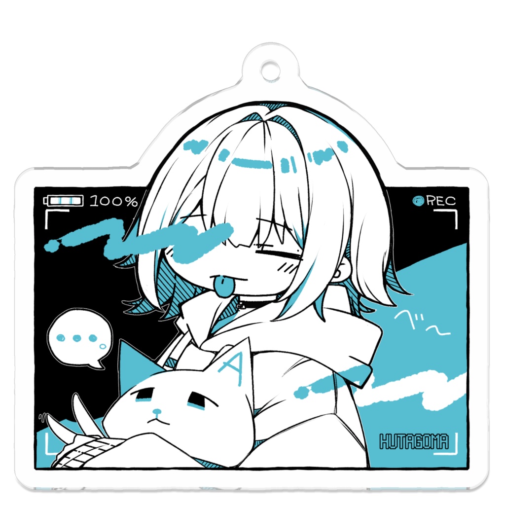べ～っとしてる子　黒