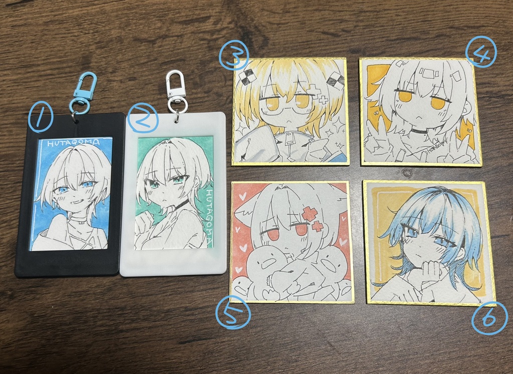 オリジナル色紙&グッズ