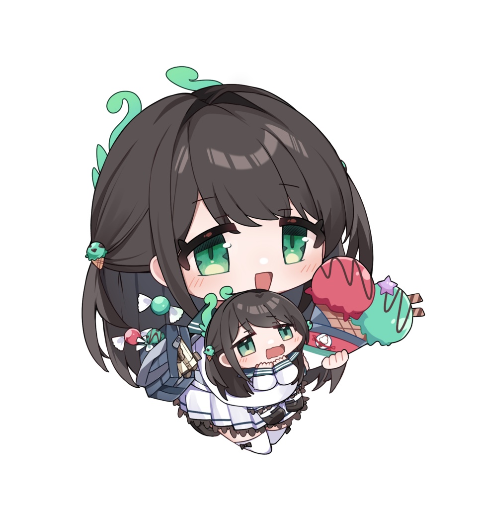 ぬいもちアクキー　アイリ
