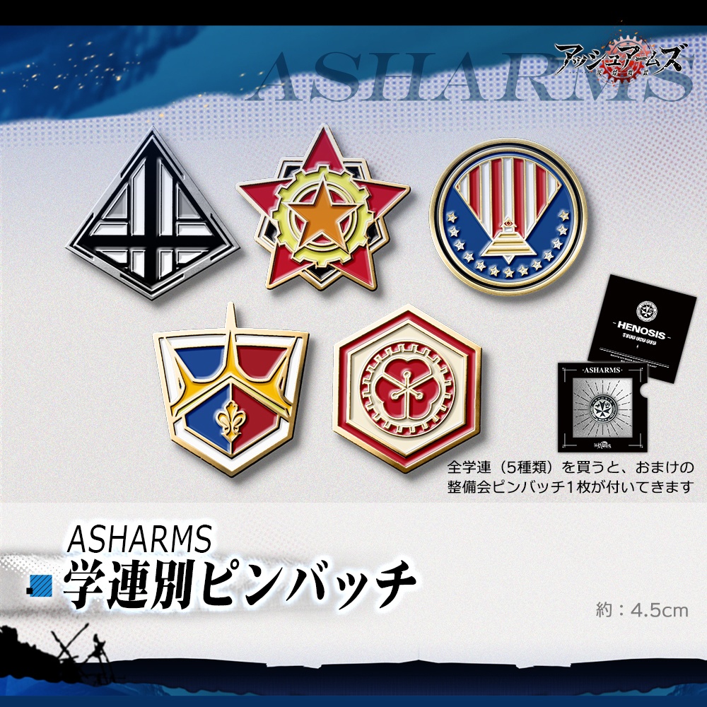 学連別ピンバッチセット
