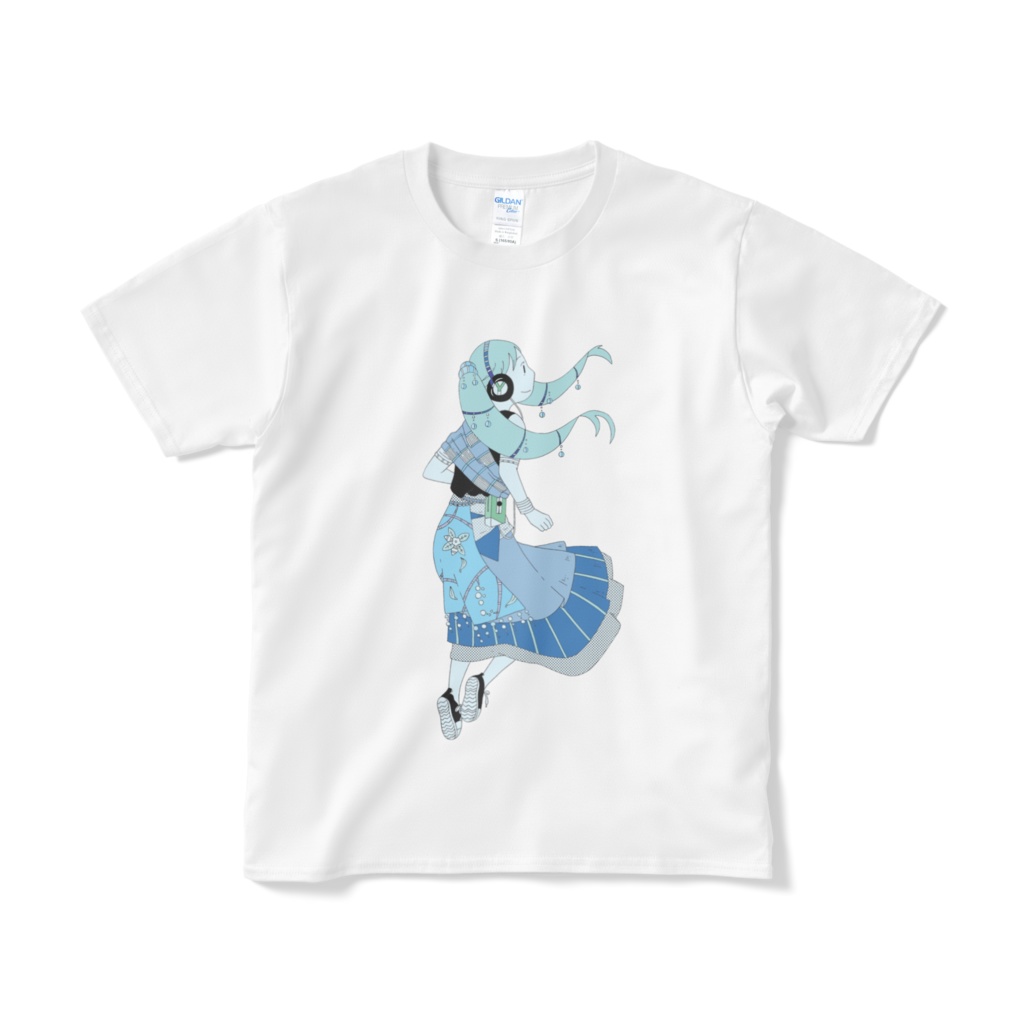 otomoni「Footloose」Tシャツ 白 黒