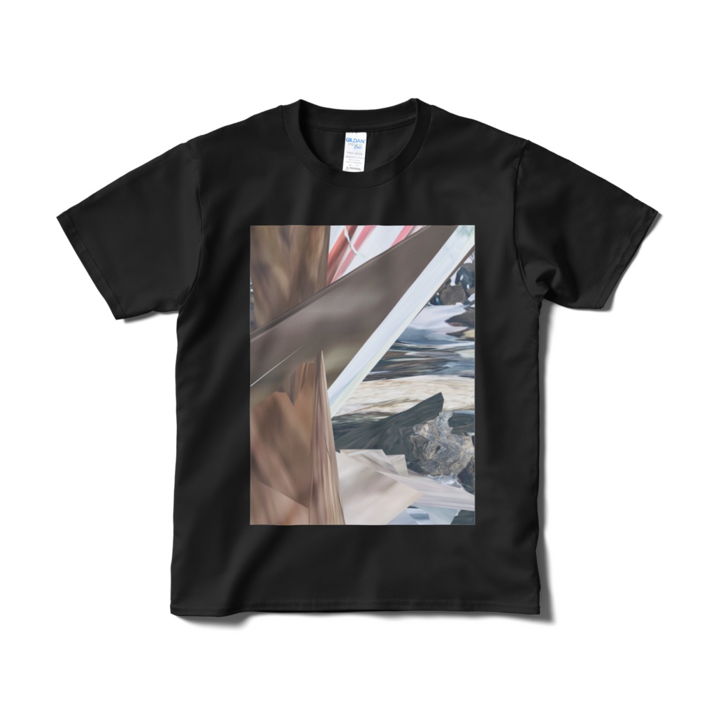 「MINZOKU COLLECTIVE」Tシャツ 白 黒
